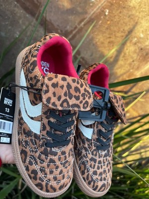 Animal print girls sneakers size 13c new
