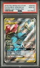 2019 POKEMON SM BLACK STAR PROMO #SM167 FULL ART/CELEBI & VENUSAUR GX PSA 10