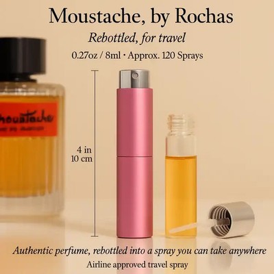 Moustache Cologne von Rochas 8 ml Reisespray für Männer