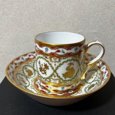 Ancienne Manufacture Royale Limoges Aux Dauphins Cup Saucer | eBay
