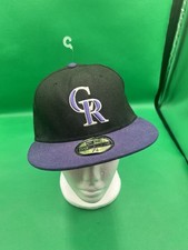 Colorado Rockies hat Jeremiah 29:11 New Era cool base 7 1/8  Black and Purple.