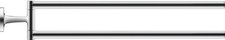 Duravit 0099411000 Starck T 18 1/4" Double Towel Bar Chrome