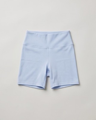 WILO The Label Womens Biker Shorts Blue High Waist Yoga Gym Size L