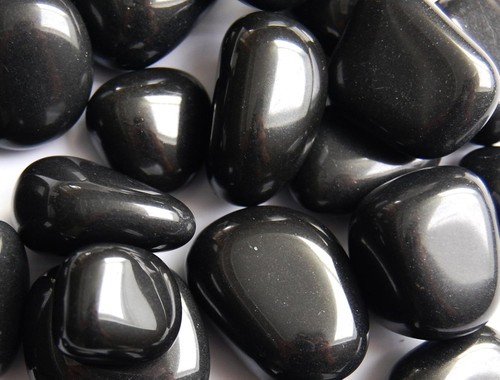 Edelsteine, polierte Trommelsteine Onyx, Größe ca. 2-3 cm, 12 Stück