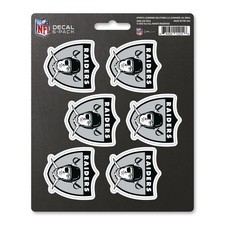 Decal Las Vegas Raiders 5 x 6.25 Hard Surfaces FANMATS 39530 Works Homes