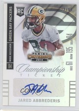 2014 Panini Contenders Championship Ticket 28/99 Jared Abbrederis #138 Auto 1c4