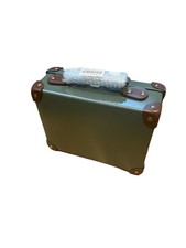 GLOBE TROTTER Mini Utility Hardshell Travel/Vanity Case bag trunk Green 