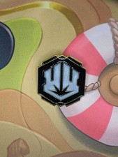 Disney Lorcana Organized Play League Promo Enamel Pin Steel Ink Symbol