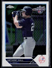 Anthony Hall - 2023 Topps Pro Debut Chrome FCL Yankees
