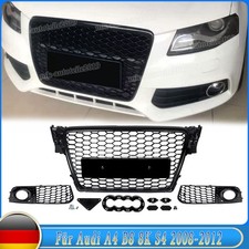 Kühlergrill für Audi A4 B8 8K 07- 12 Waben Sport Nebelscheinwerfer Blende Gitter