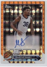 2023 Topps Chrome Orange Geometric Refractor 8/25 Marcus Smart #CG-MSM Auto 03j5