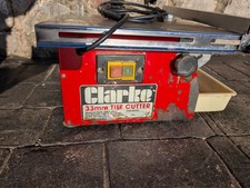 Clarke 33mm wet tile cutter 180mm 240v 500w