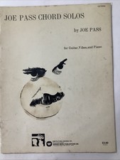 Joe Pass Guitar Song Music Book Guitar Style Chord Solos Jazz Vintage 1972