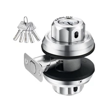 Twist to Lock Deadbolt Lock Without Any Keys with Anti-Mislock Button Front D...