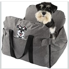 Dog Car Seat ,Water Repellent with Storage Pocket/Pet Travel Bed for Dogs NEW