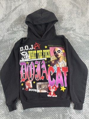 Doja Cat The Scarlet Tour Merch Double Sided Hoodie Sweatshirt Size Small