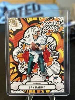 2025 Panini Donruss - Bomb Squad Dan Marino Miami Dolphins #BS-DMO