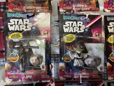 Lot of 12 Vintage 1993 Star Wars Bend-Ems Figures Justoys Sealed
