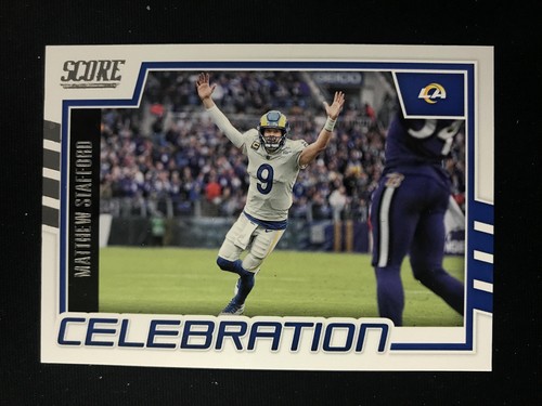 2022 Score #C-MS Matthew Stafford Los Angeles Rams Celebration - Picture 1 of 2