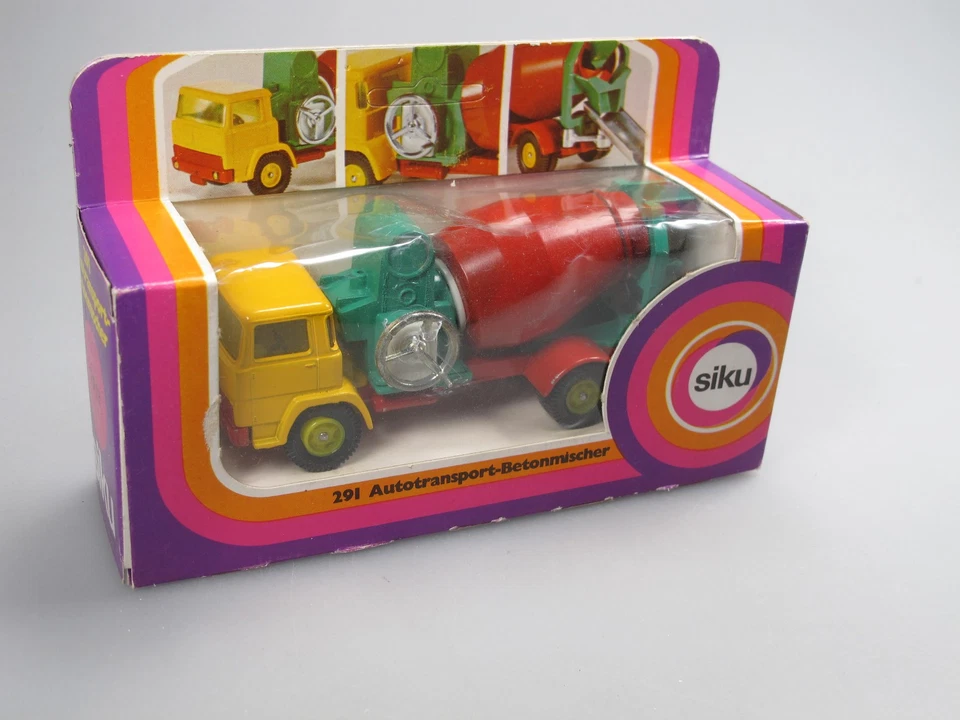 Siku V 291 / 2512 Magirus-Deutz Fahrmischer Autotransport-Betonmischer OVP