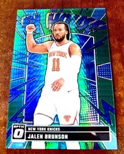 2024-25 Donruss Optic Basketball Jalen Brunson My House Hyper Green Prizm /249 