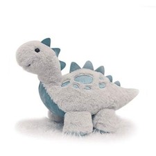 Baby Dinosaur Bedtime Stuffed Animal Plush Toy 15", Stephan Stegosaurus-Grey