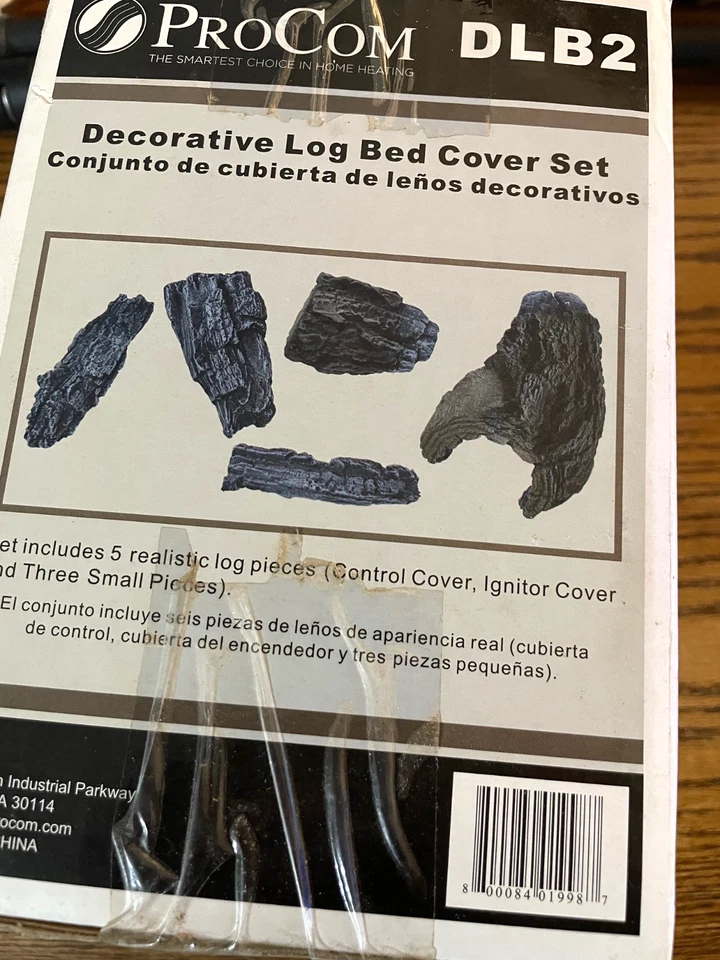 DLB2 Log Bed Cover Kit For Vented & Ventless Logs -- hides controls & gas lines - Image 4 of 4