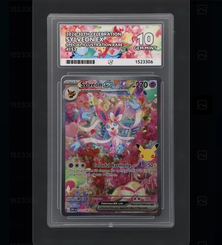 Sylveon ex 153/128 ACE 10 30th Celebration Anniversary SIR Pokemon