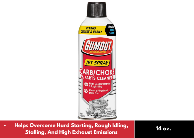 Gumout 14 Oz Carb Choke Cleaner Spray for Metal Engine Parts