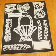 CROCHET DESIGNS by Elizabeth Hiddleson - Volume #20 - Vintage - 15+ Designs 1979