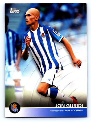  2021-22 TOPPS Real Sociedad Official Team Set 14 Jon Guridi