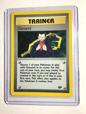 GIOVANNI - 18/132 - Gym Challenge - Holo - Pokemon Card - EXC/NEAR