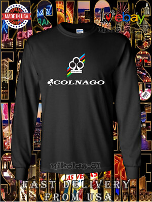 Colnago Sport Bike Logo Men's Long Sleeve T-Shirt American T-Shirt
