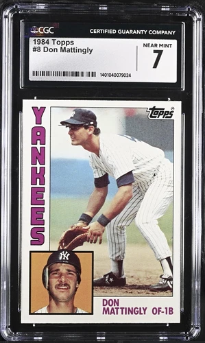 1984 Topps #8 Don Mattingly RC CGC 7 NM
