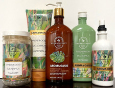 Bath  Body Works Aromatherapy SANDALWOOD EUCALYPTUS MANDARIN Steamers Wash ETC