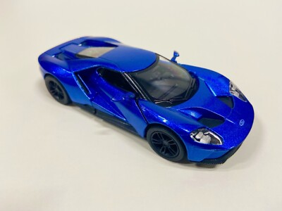 Kinsmart 1:38 Ford GT 2017 blaumetallic  ,Neuheit 2017 Ford GT, NEU