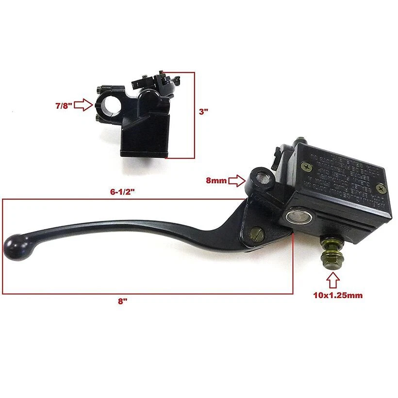 Embrague cilindro maestro derecho freno moto honda años 80 cb750 shadow sabre Foto 2 de 4