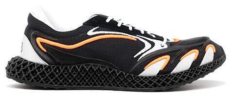 Adidas Y-3 Runner 4D black & solar orange size 9 FU9208 adidas Y-3 Runner 4D Black Solar Orange Silver Sz 5-12.5  main image 4