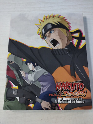 Naruto Shippuden La Pelicula Herederos Voluntad Fuego Blu-Ray Libro 3 Postales
