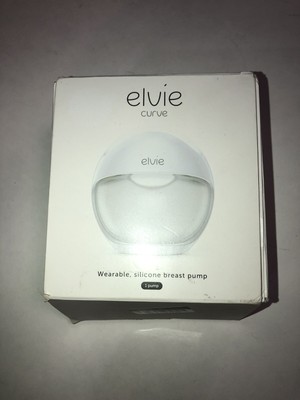 Elvie Curve Wearable Silicone Breast Pump - White (NEW IN OPEN BOX)