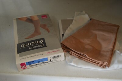 Medi Duomed Advantage Open Toe Thigh Highs Beige XL 15-20 AC13204 NIB FREE SHIP