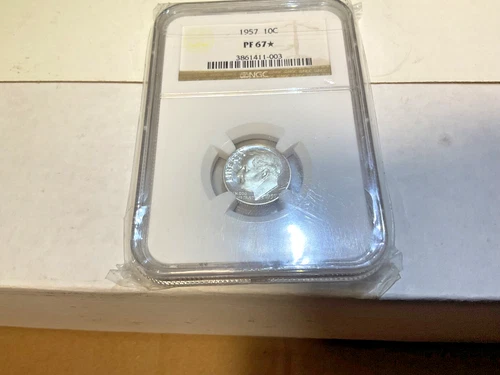 1957 Proof Roosevelt Dime NGC PF67 Star
