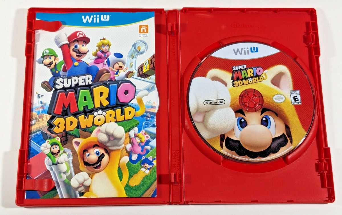 Super Mario 3D World Nintendo Wii U Video Game 2013 - Disc