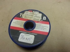 Round PTFE Tape Valve Stem Seal Packing Gasket Material 7/32" 15' 500 Psi 500°F