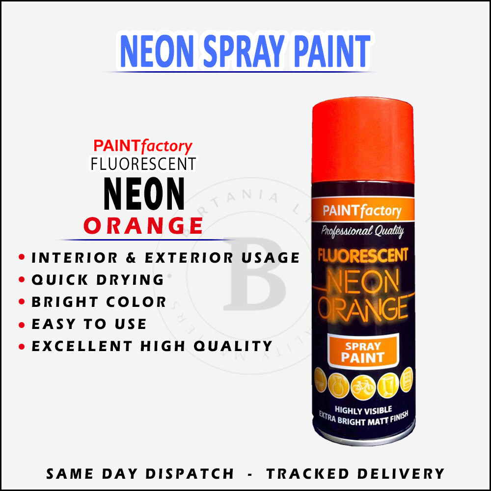 NEON Spray Paint Aerosol Primer Gloss Wood Metal Plastic 200ml/400ml N1