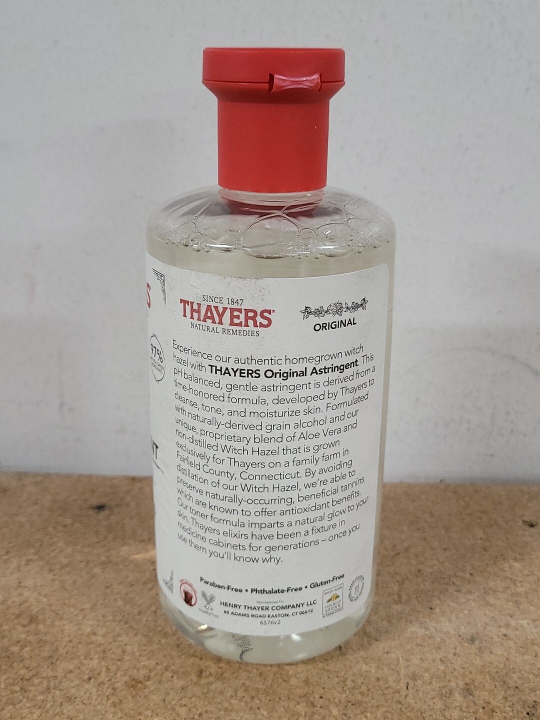 THAYERS Original Witch Hazel Astringent with Aloe Vera, 12 Ounce