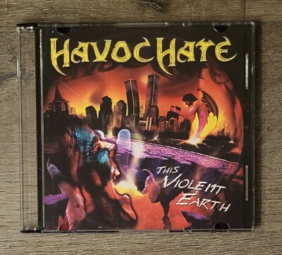 HAVOCHATE ' This Violent Earth' CD Original Cover RARE Testament