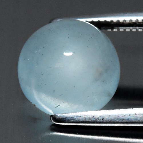 💎 3.79ct 9.5mm Round Cabochon Natural Blue Aquamarine - Unheated, Africa Gem