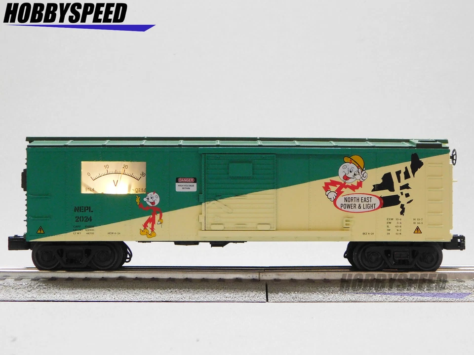 MTH RAILKING NORTH EAST POWER & LIGHT POWER METER BOXCAR O GAUGE 30-71188 NEW - Image 3 of 4