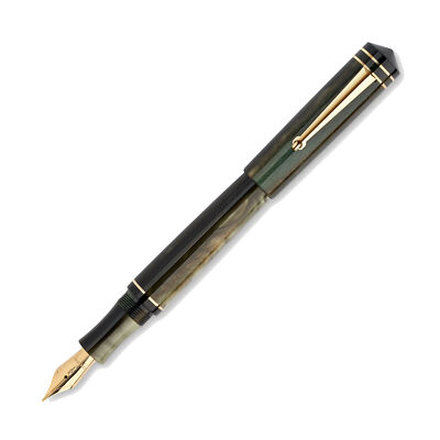 Delta Write Balance Fountain Pen in Green - 1.5mm Stub Nib - NEW in Box